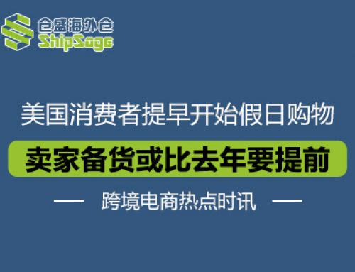 跨境电商热点时讯 | 美国消费者提早开始假日购物